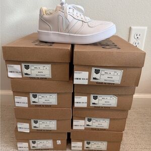 Cream Sneakers/ tennis shoes new in box (boutique)